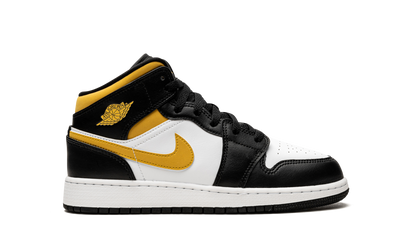 Air Jordan 1 Mid GS Pollen / Black / White 554725 177