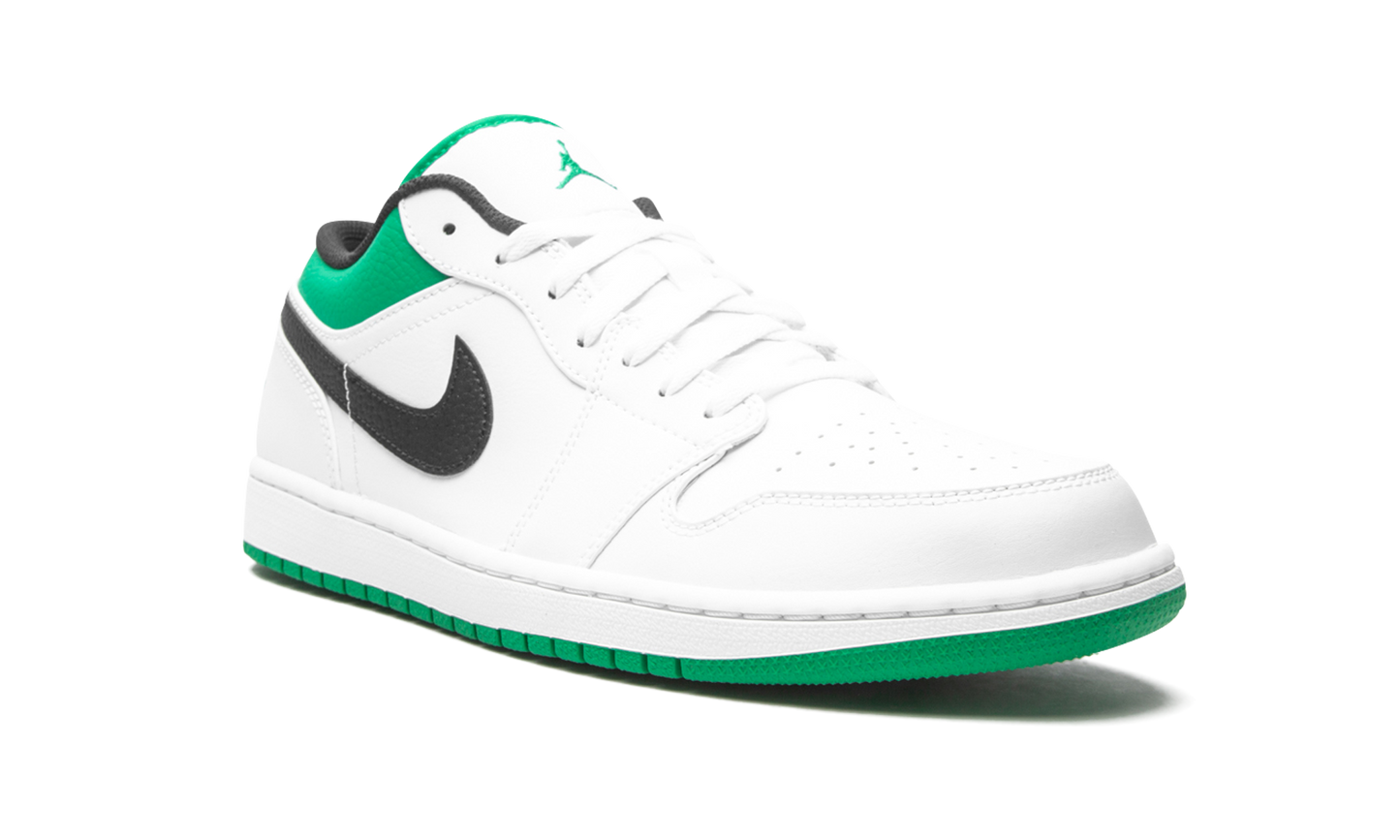 Air Jordan 1 Low White / Lucky Green 553558 129