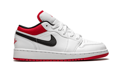 Air Jordan 1 Low GS White / Gym Red 553560 118