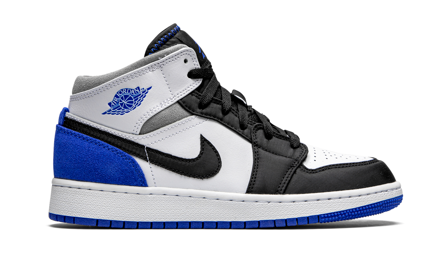 Air Jordan 1 Mid GS Royal White BQ6931 102