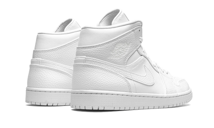 Air Jordan 1 Mid Triple White 554724 130