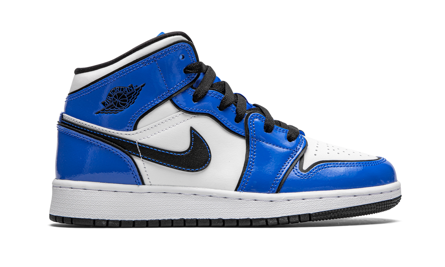 Air Jordan 1 Mid SE GS Signal Blue BQ6931 402