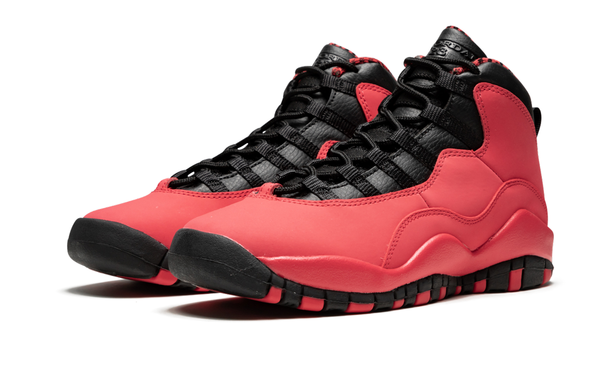 Air Jordan 10 Retro GS Fusion Red 487211 605
