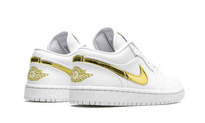 AIR JORDAN 1 Low SE WMNS White Metallic Gold CZ4776 100