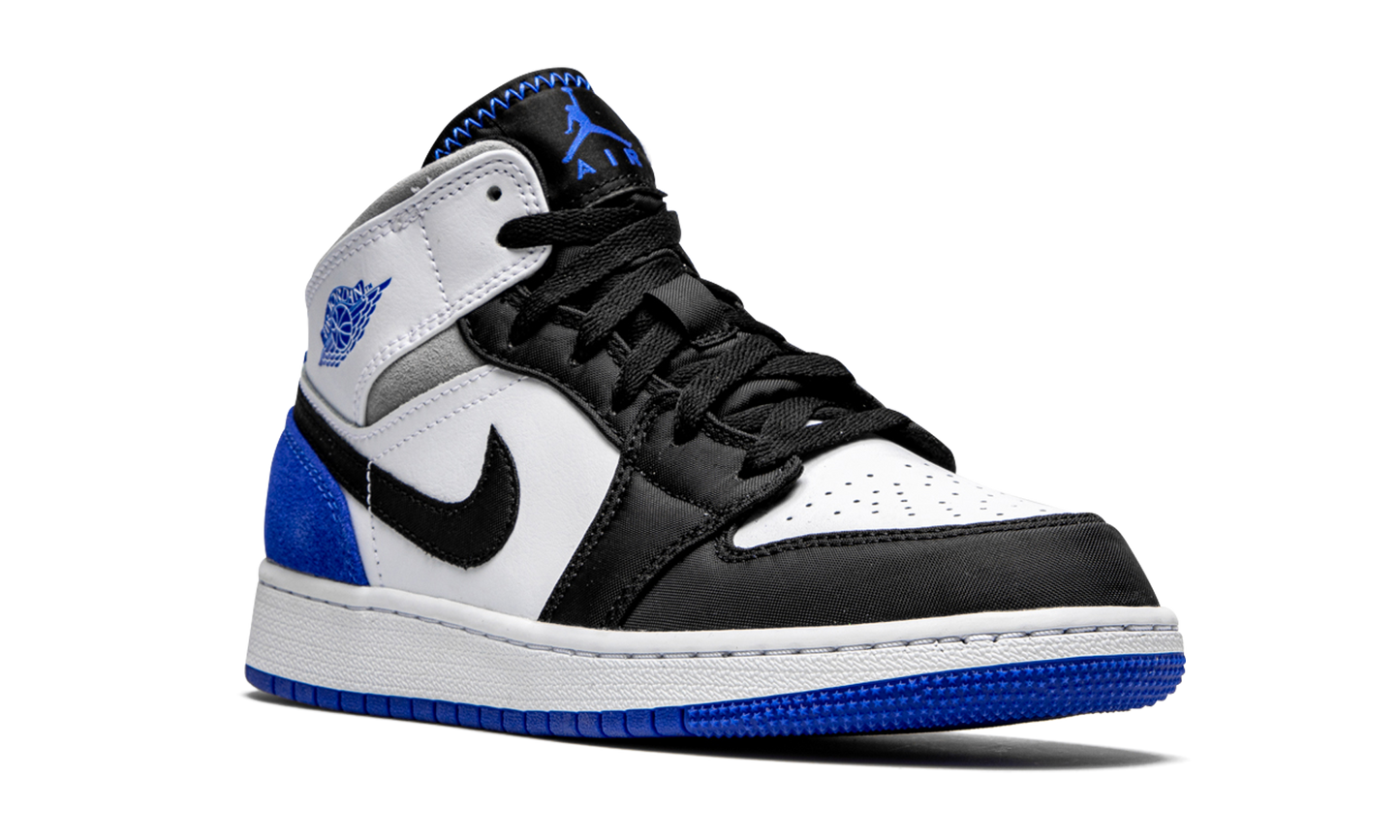 Air Jordan 1 Mid GS Royal White BQ6931 102