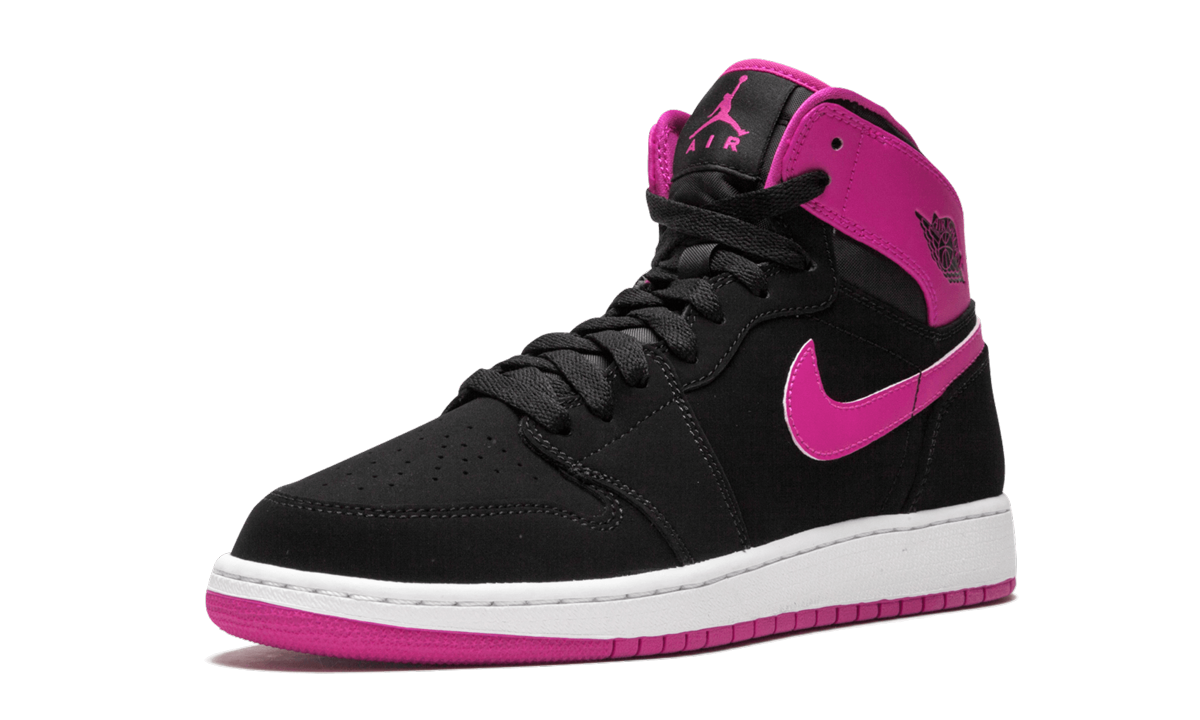 Air Jordan 1 Retro High OG GS Black / Vivid Pink 332148 008