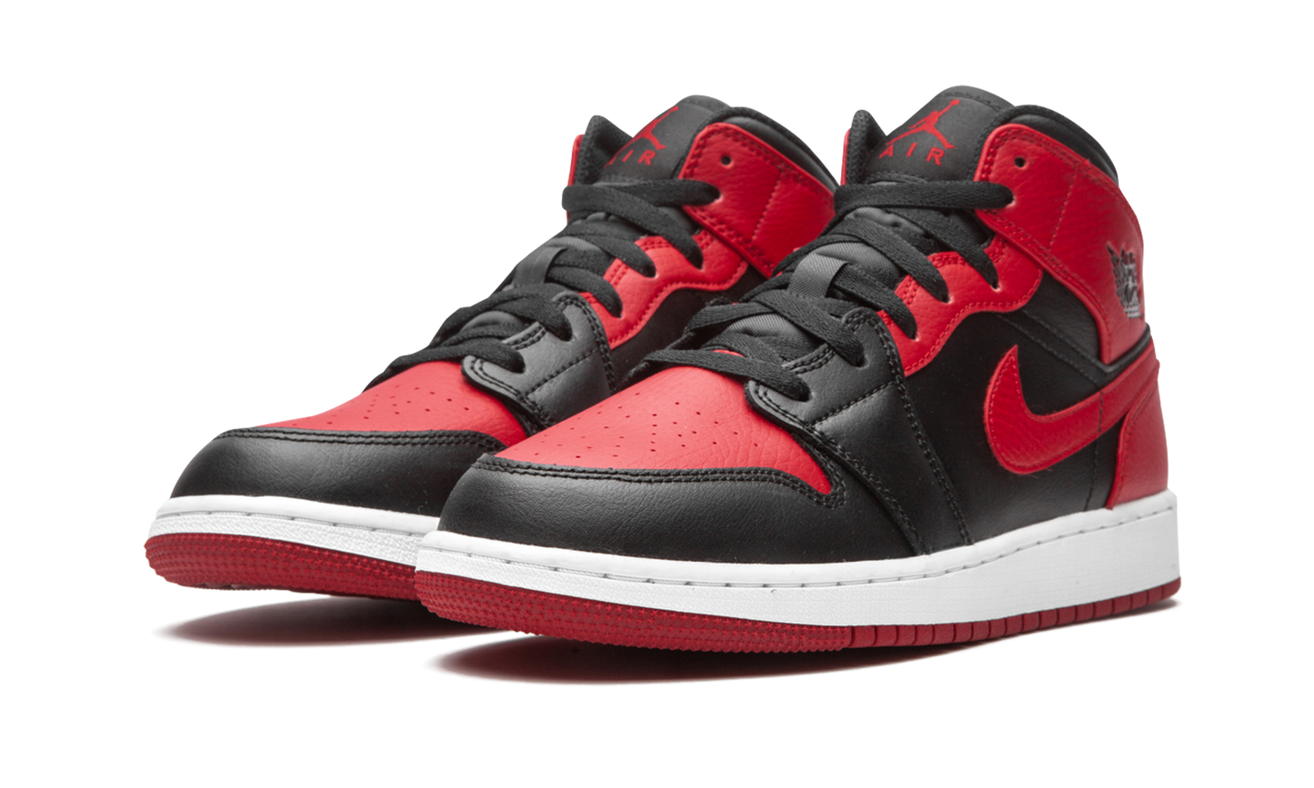Air Jordan 1 Mid GS Banned 2020 554725 074