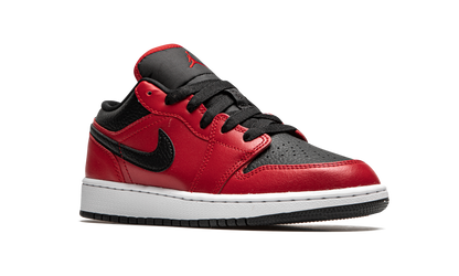 Air Jordan 1 Low GS Black Pebbled 553560 605