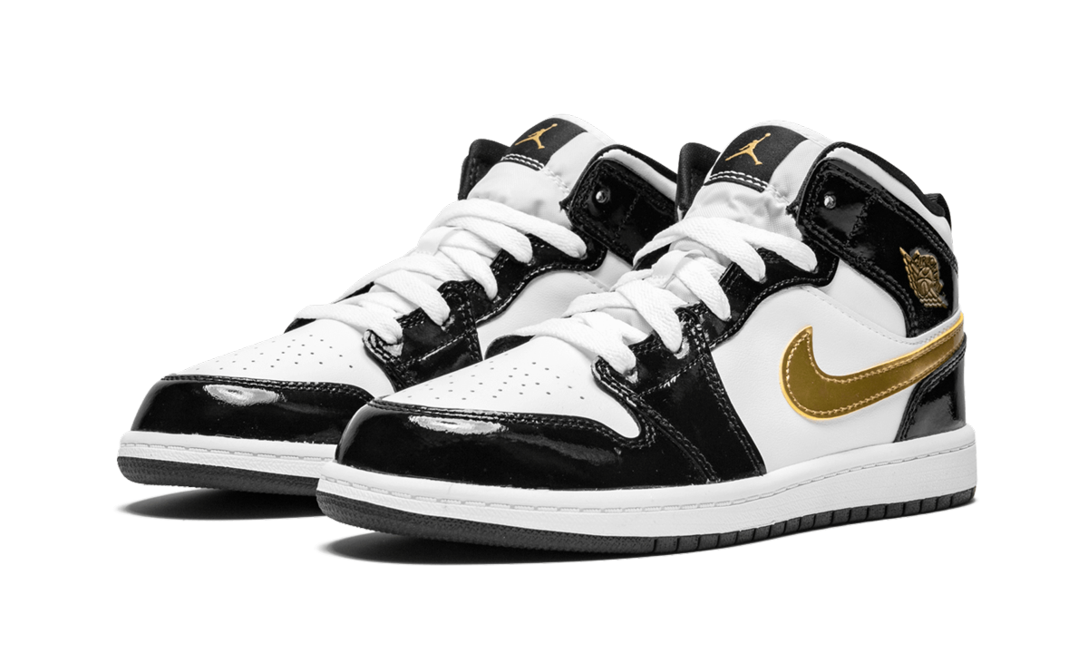 Jordan 1 MID SE PS Black/Gold BQ6932 007