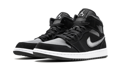 Air Jordan 1 Mid SE Nylon - Black/Grey 852542 012