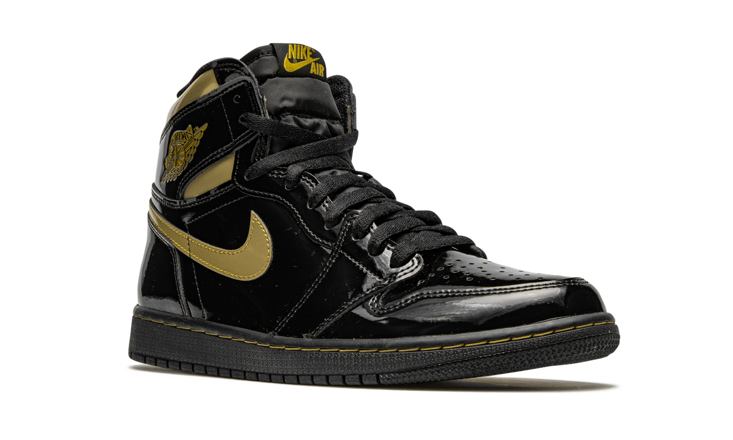 Air Jordan 1 Retro High OG Black Metallic Gold 555088 032