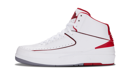 Air Jordan 2 Retro White/Varsity Red 385475 102