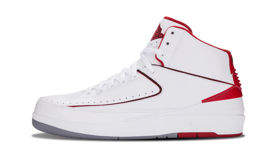 Air Jordan 2 Retro White/Varsity Red 385475 102