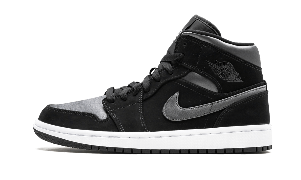 Air Jordan 1 Mid SE Nylon - Black/Grey 852542 012