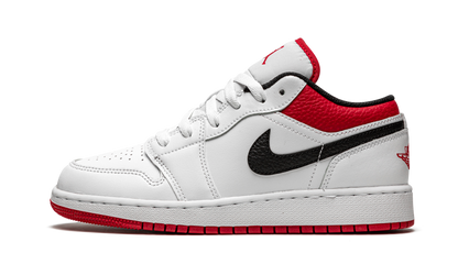 Air Jordan 1 Low GS White / Gym Red 553560 118