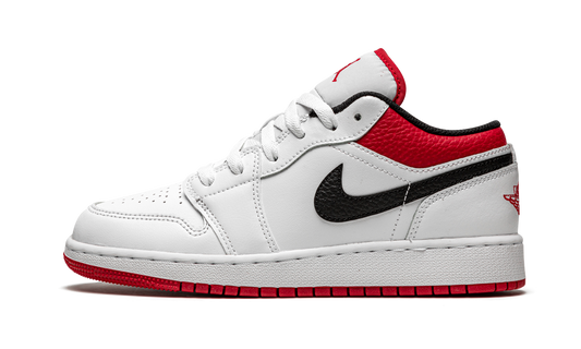 Air Jordan 1 Low GS White / Gym Red 553560 118