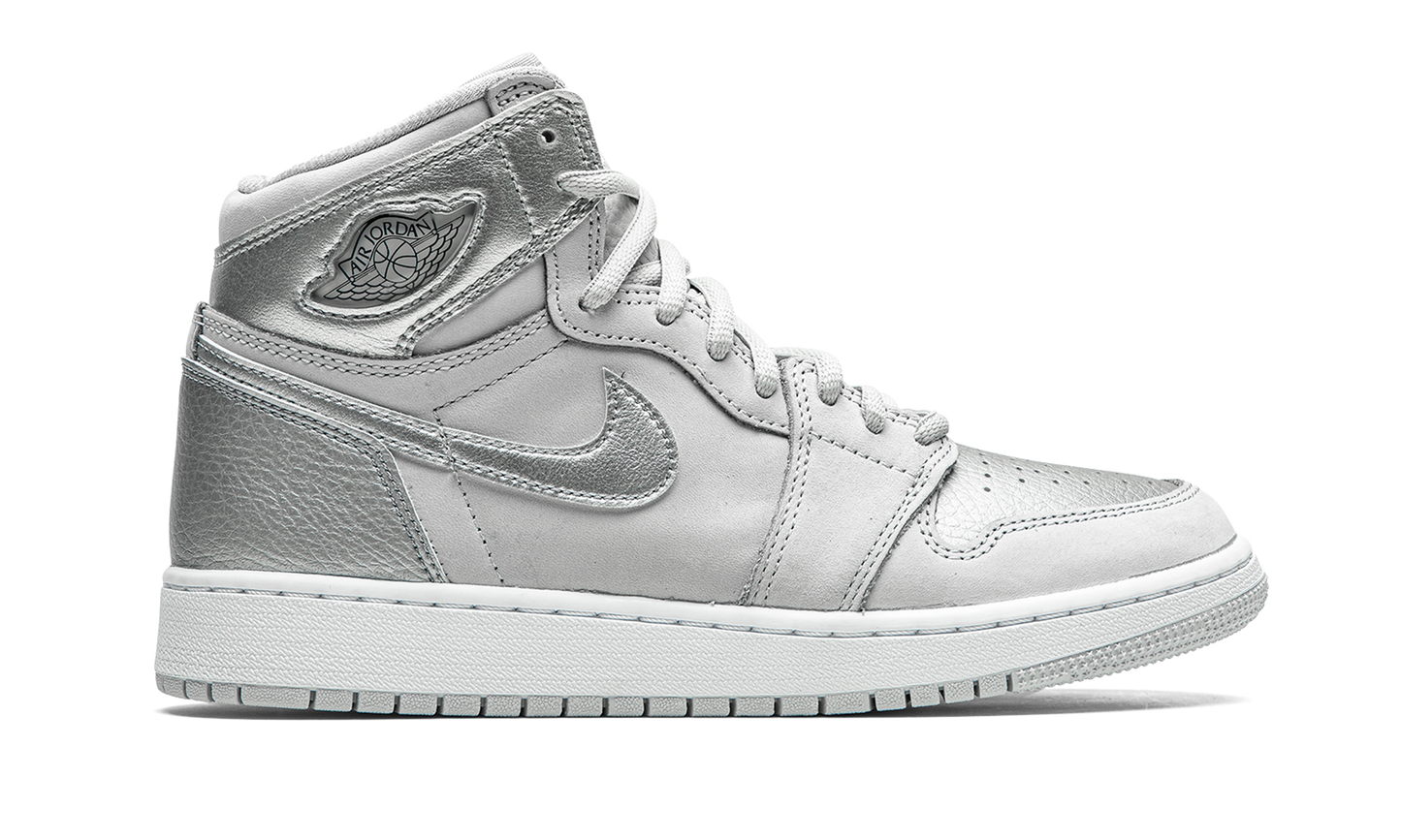 Air Jordan 1 High OG GS Co.JP - Metallic Silver 575441 029