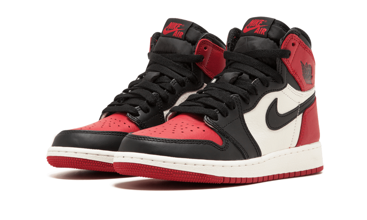 Air Jordan 1 Retro High OG GS Bred Toe 575441 610