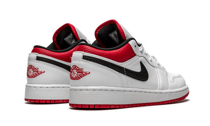 Air Jordan 1 Low GS White / Gym Red 553560 118