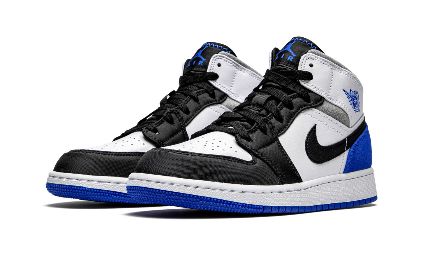 Air Jordan 1 Mid GS Royal White BQ6931 102