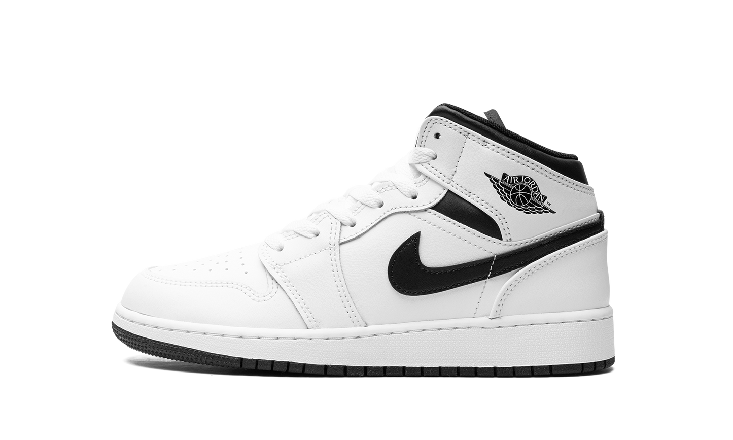 Air Jordan 1 Mid GS White/Black DQ8423 132