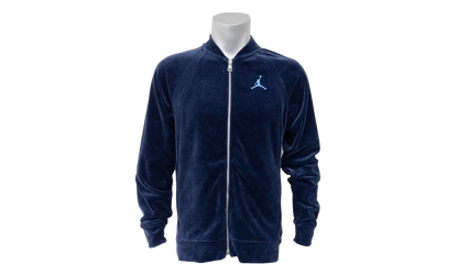 Air Jordan Velour Full Zip Track Jacket Blue AH2357 410