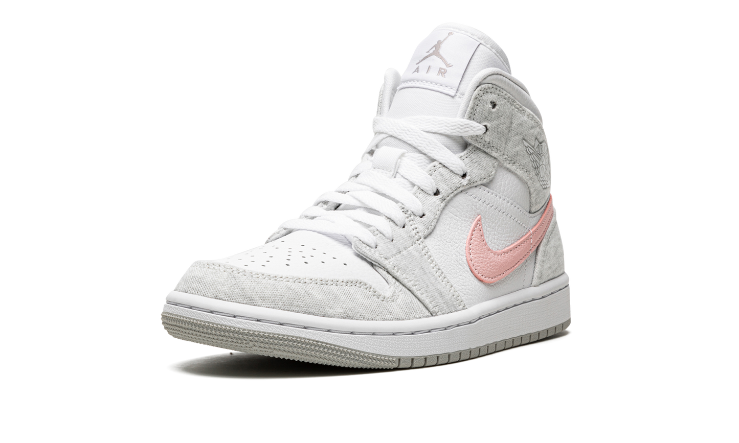 AIR JORDAN 1 MID SE WMNS Heather Grey / Pink DN4045 001