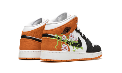 Air Jordan 1 Mid GS Basketball Blossom DQ8390 100