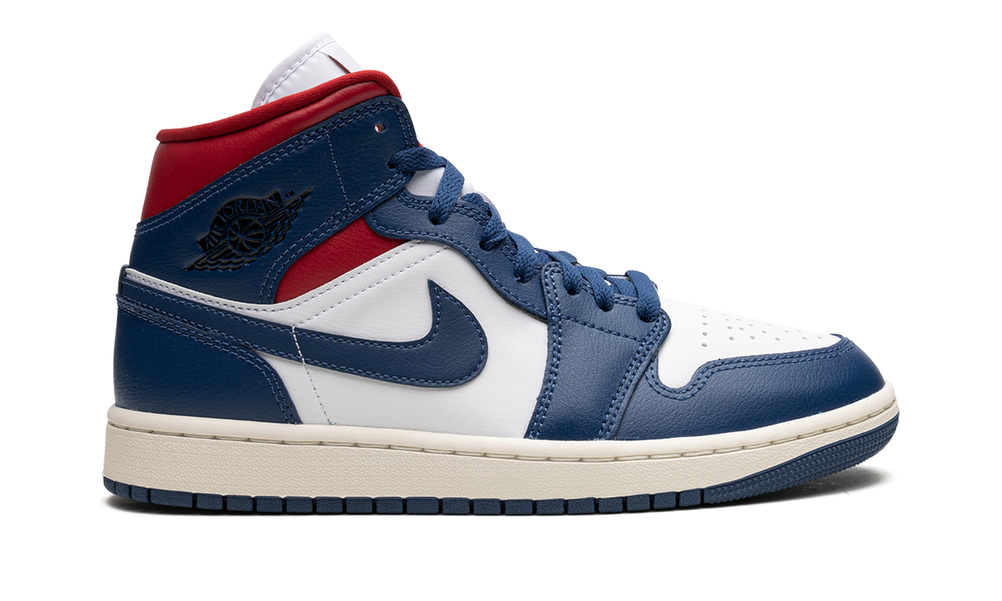 AIR JORDAN 1 MID WMNS Blue / Red BQ6472 146