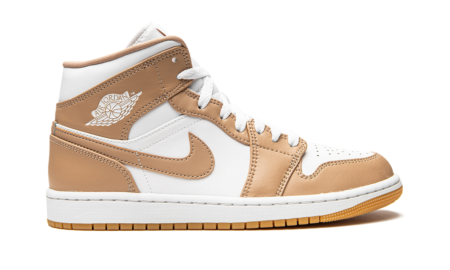 Air Jordan 1 Mid Tan / Gum 554724 271