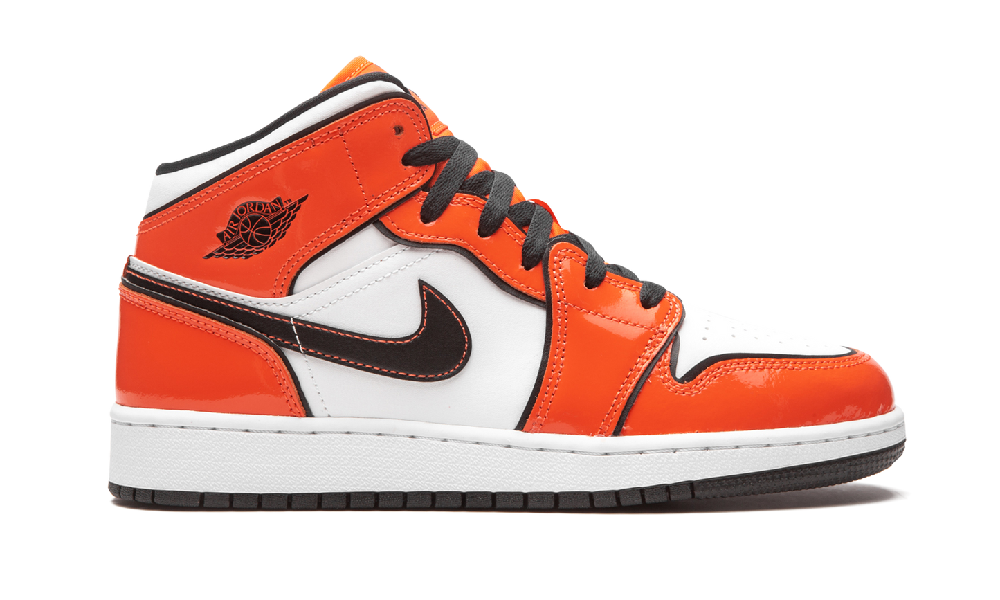 Air Jordan 1 Mid SE GS Turf Orange BQ6931 802