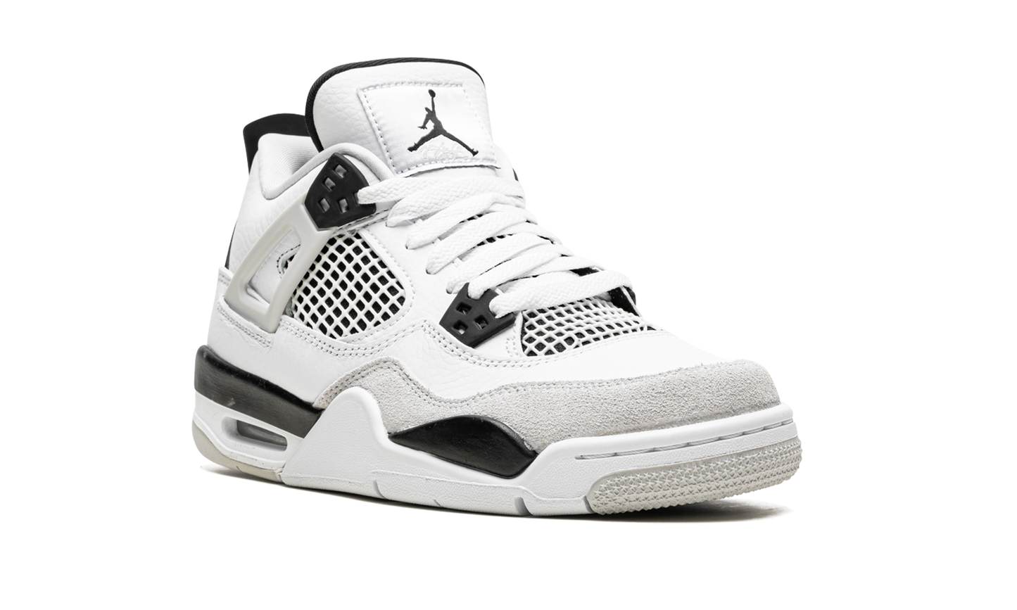Air Jordan 4 Retro GS Military Black 408452 111