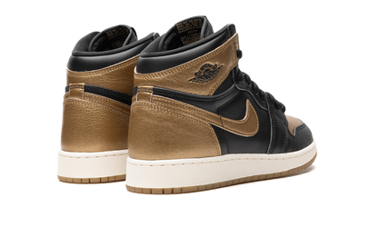 Air Jordan 1 GS Black Metallic Gold FD1437 071