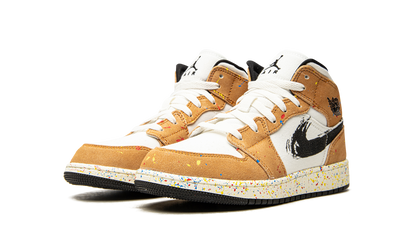 Air Jordan 1 Mid SE GS Brushstroke DA8006 100