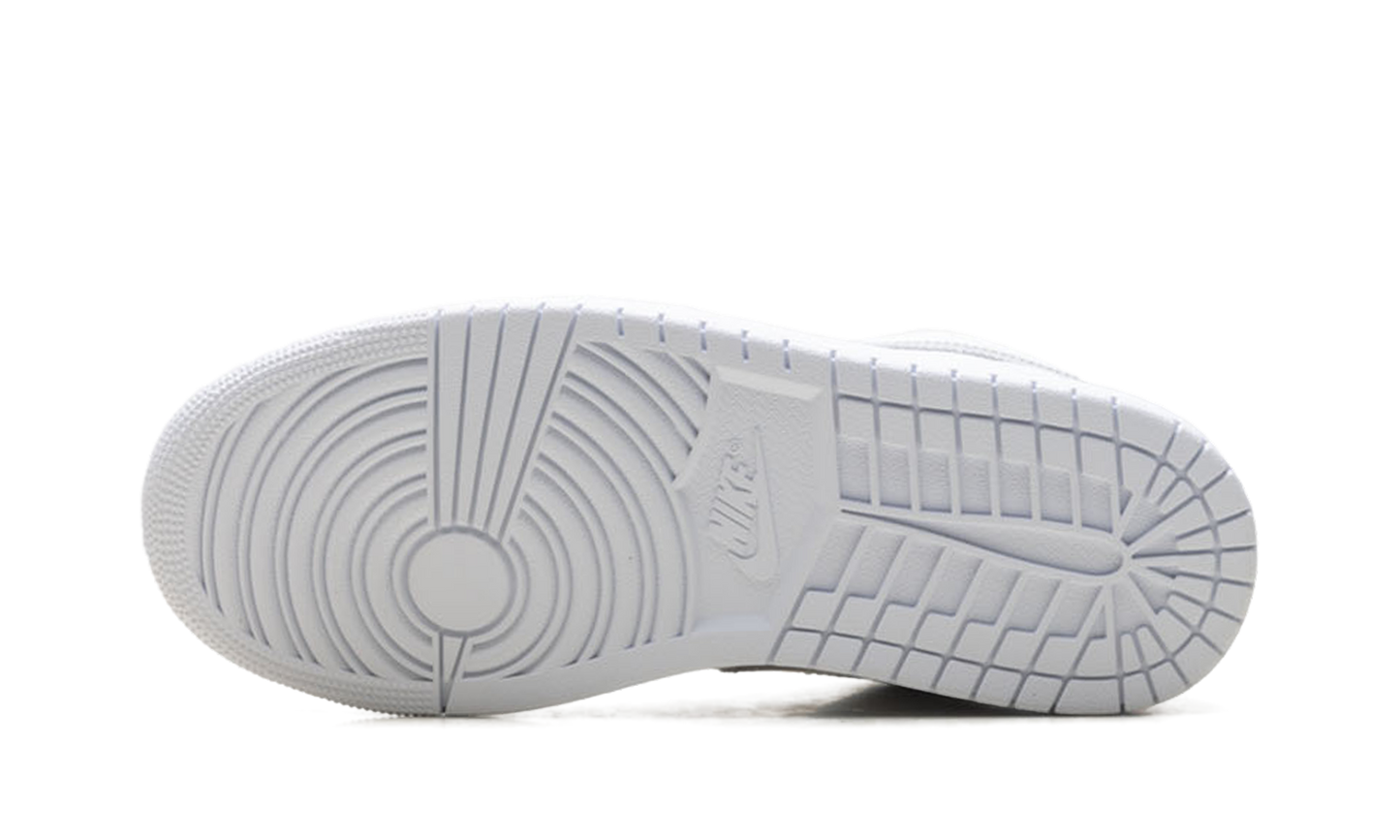 Womens Air Jordan 1 Low SE White Metallic Silver' IQ9381 100