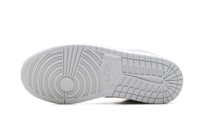 Womens Air Jordan 1 Low SE White Metallic Silver' IQ9381 100