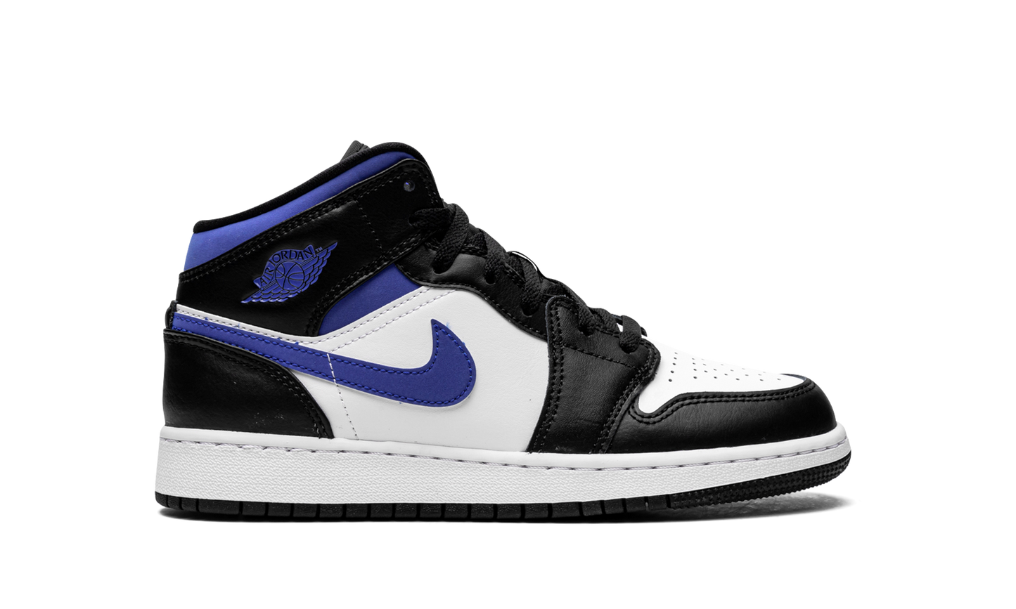 Air Jordan 1 Mid GS Racer Blue / Black / White 554725 140