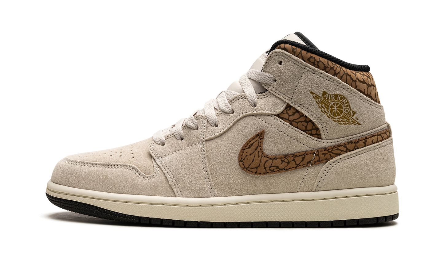 Air Jordan 1 Mid Brown Elephant DZ4129 102