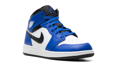 Jordan 1 Mid GS Game Royal White Black DQ8423 402