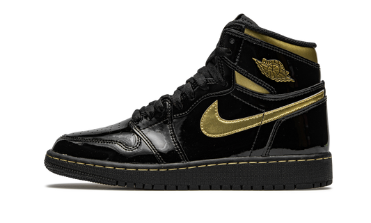 Air Jordan 1 Retro High OG GS Black Metallic Gold 575441 032