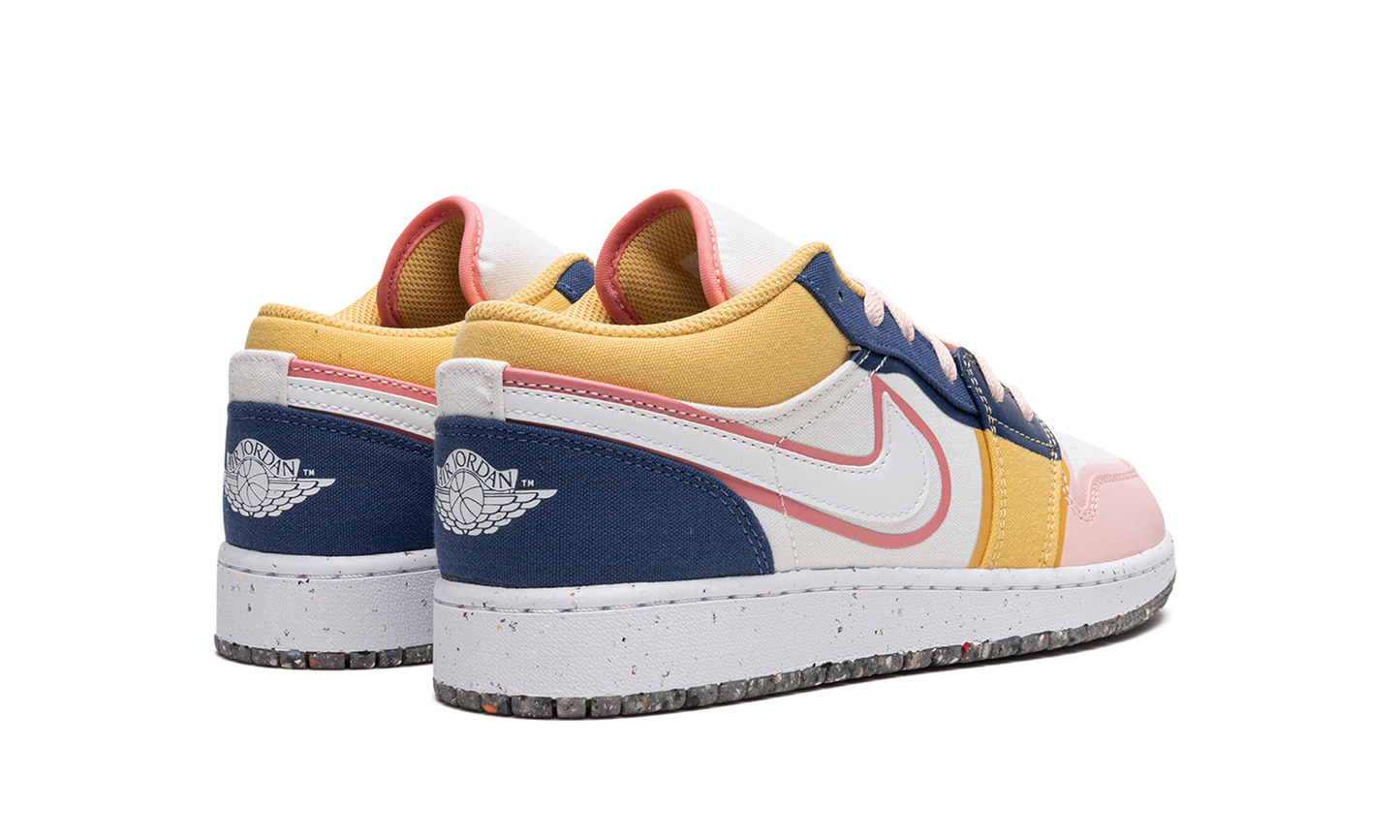 Air Jordan 1 Low SE GS Multicolor Canvas DV1323 100