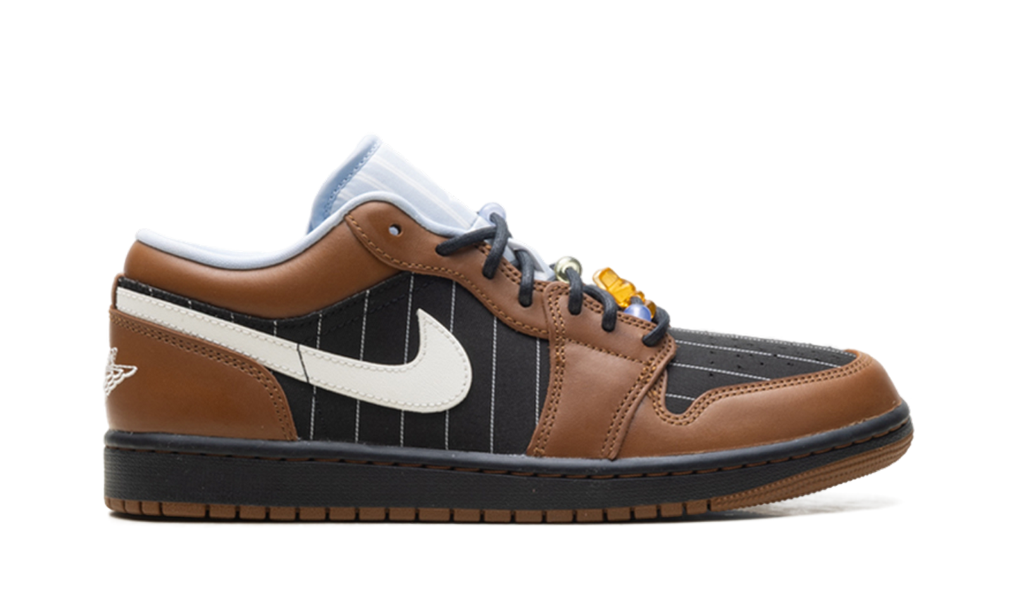 Air Jordan 1 Low SE Black Sail Light British Tan IR7560 010