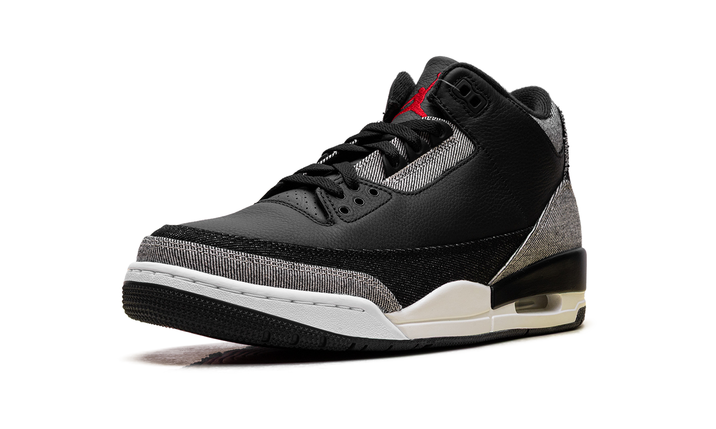Air Jordan 3 Levi's - Black Denim IR0914 400