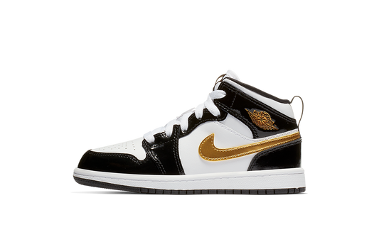 Jordan 1 MID SE PS Black/Gold BQ6932 007