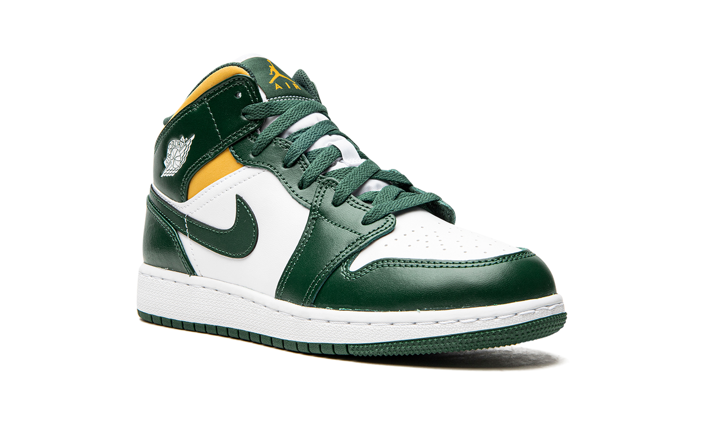 Air Jordan 1 Mid GS Sonics 554725 371