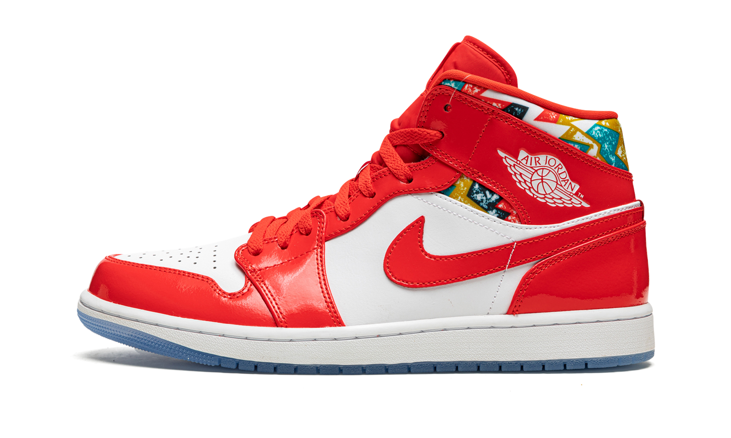 Air Jordan 1 Mid SE Barcelona Sweater DC7294 600