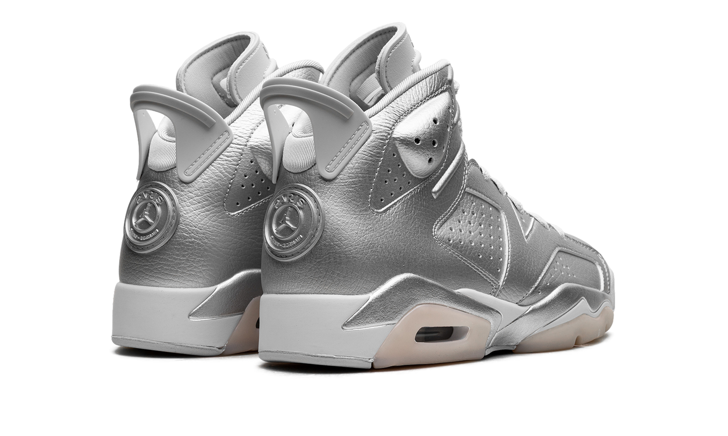 Jordan 6 Retro PSG Paris Saint-Germain Silver IQ5135 001