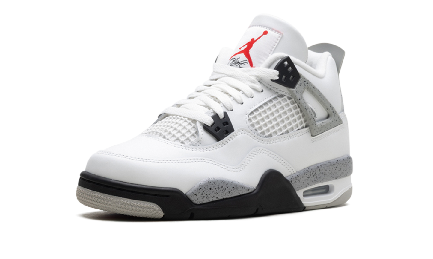 Air Jordan 4 Retro GS White Cement IB4171 100