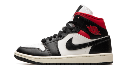 AIR JORDAN 1 MID WMNS Black / Gym Red / Sail BQ6472 061