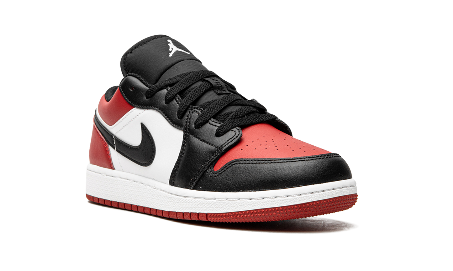 Air Jordan 1 Low GS Bred Toe 553560 612